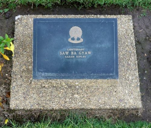 Ba Gyaw headstone