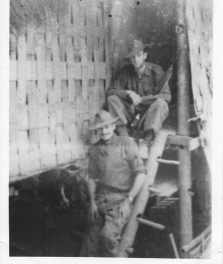 Force 136 Burma 1945 - Sgt L. Pearson (top) Sgt Carver